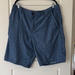 O’Neill Men's Dark Blue Flat Front Hybrid Shorts